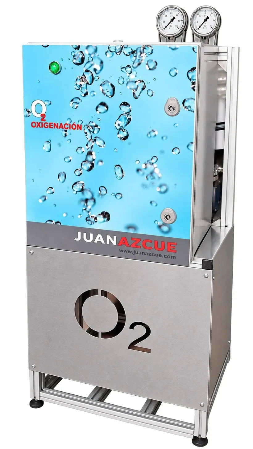 Equipo de oxigenación de agua desarrollado por Juan Azcue